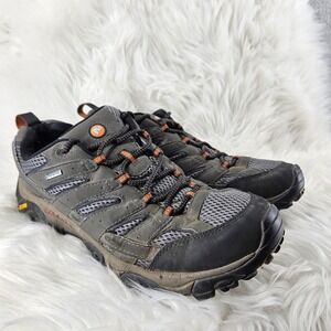 Merrell Hiking Shoes Mens 10.5 Brown J06039 Moab 2 GTX Outdoor Field Vibram